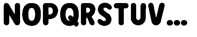 Bereh Rounded Black Font UPPERCASE