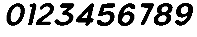 Bereh Rounded Bold Italic Font OTHER CHARS