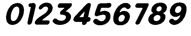 Bereh Rounded Extra Bold Italic Font OTHER CHARS