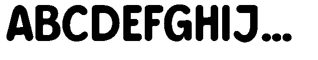 Bereh Rounded Extra Bold Font UPPERCASE