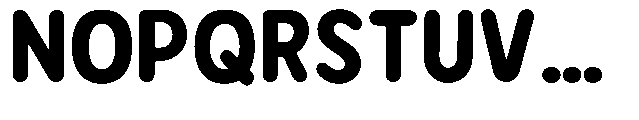 Bereh Rounded Extra Bold Font UPPERCASE