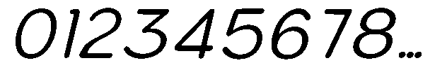 Bereh Rounded Italic Font OTHER CHARS
