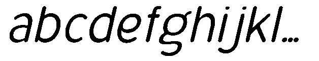 Bereh Rounded Italic FONT