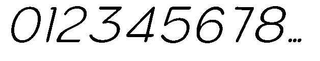 Bereh Rounded Light Italic Font OTHER CHARS
