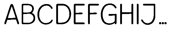 Bereh Rounded Light Font UPPERCASE