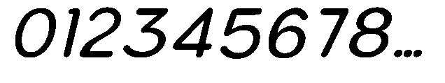 Bereh Rounded Medium Italic Font OTHER CHARS