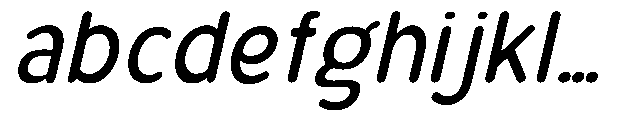 Bereh Rounded Medium Italic FONT