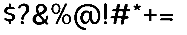 Bereh Rounded Medium Font OTHER CHARS