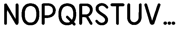 Bereh Rounded Medium Font UPPERCASE