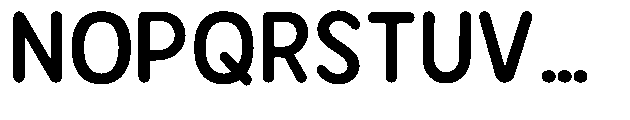 Bereh Rounded Semi Bold Font UPPERCASE