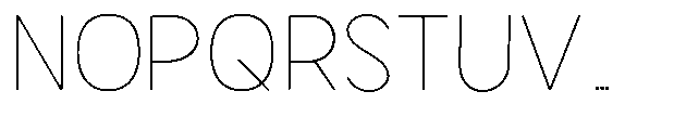 Bereh Rounded Thin Font UPPERCASE