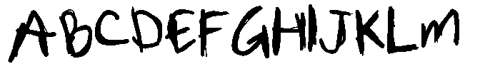 Berf Font UPPERCASE