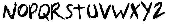 Berf Font UPPERCASE