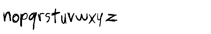 Berf Font LOWERCASE