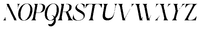 Berfal Font LOWERCASE