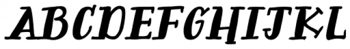 Bergamot Bold Italic Font UPPERCASE