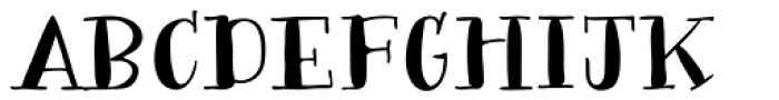 Bergamot Font LOWERCASE