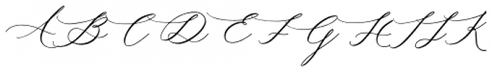 Bergamotte Regular Font UPPERCASE