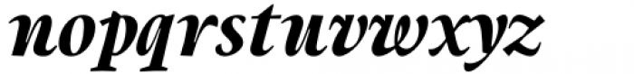Berganza Bold Italic Font LOWERCASE