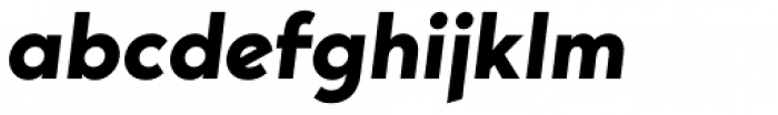 Bergen Sans Bold Italic Font LOWERCASE