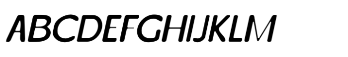 Berghan Blur Italic Font UPPERCASE
