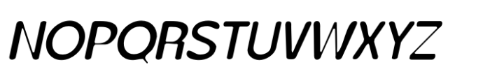 Berghan Blur Italic Font UPPERCASE