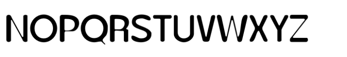 Berghan Blur Regular Font UPPERCASE