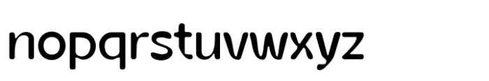 Berghan Blur Regular Font LOWERCASE