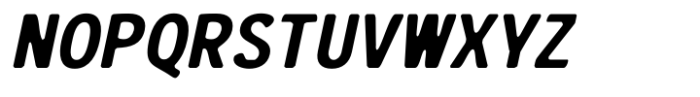 Bergins Blur Italic Font UPPERCASE