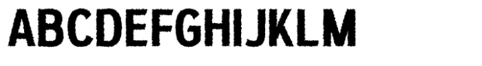 Bergins Rough Regular Font UPPERCASE