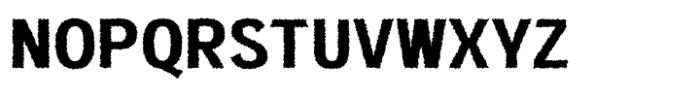Bergins Rough Regular Font LOWERCASE