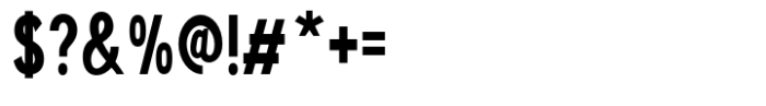 Bergins Semi Condensed Semi Condensed Font OTHER CHARS
