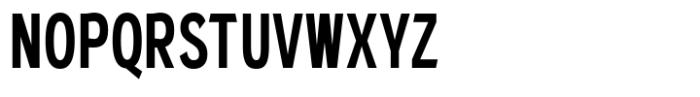 Bergins Semi Condensed Semi Condensed Font UPPERCASE