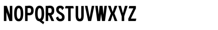 Bergins Semi Condensed Semi Condensed Font LOWERCASE