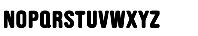 Bergk Bold Font UPPERCASE
