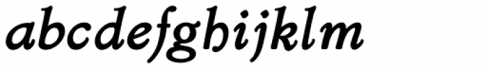 Bergsland Pro Heavy Italic Font LOWERCASE