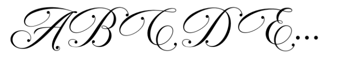 Bergstena Script Regular Font UPPERCASE
