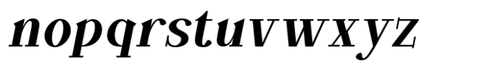 Bergstorm Italic Font LOWERCASE