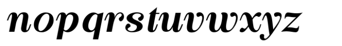 Bergstorm Neu Italic Font LOWERCASE