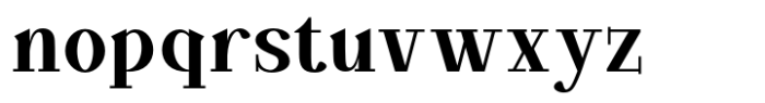Bergstorm Regular Font LOWERCASE