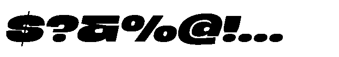 Berier Black Oblique Font OTHER CHARS