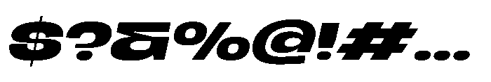 Berier Bold Oblique Font OTHER CHARS