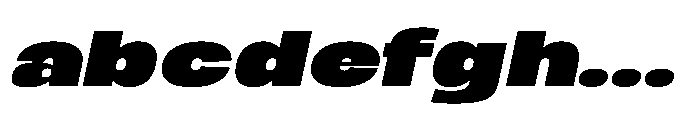 Berier Extra Black Oblique FONT
