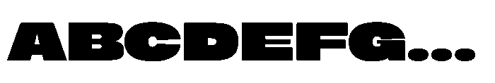 Berier Extra Black Font UPPERCASE