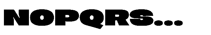 Berier Extra Black Font UPPERCASE