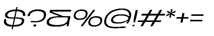 Berier Extra Light Oblique Font OTHER CHARS