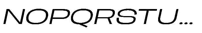 Berier Extra Light Oblique Font UPPERCASE
