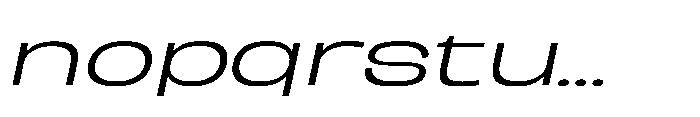 Berier Extra Light Oblique Font LOWERCASE