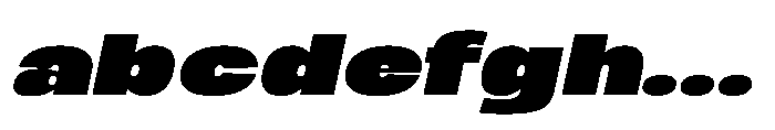 Berier Fat Oblique FONT