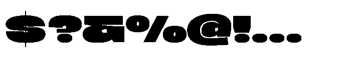 Berier Fat Font OTHER CHARS